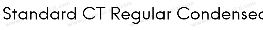 Standard CT Regular Condensed字体转换